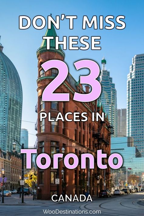 As a travel enthusiast, I've explored the vibrant streets of Toronto and discovered 23 must-see places that are perfect for anyone visiting Canada. From stunning architecture to cultural hotspots, each location tells a unique story. Join me on this adventure and find out why Toronto is a top destination! Weekend In Toronto Canada, Toronto Must See, What To Do In Toronto Canada, Things To Do In Toronto Canada, Chinatown Toronto, Places In Toronto, Canada Toronto City, Things To Do In Canada, Toronto Vacation