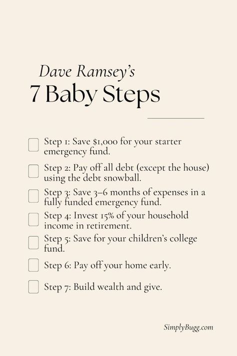 Paying Off Debt: Dave Ramsey’s Baby Steps Get Out Of Debt Plan, Credit Debt Payoff, First Credit Card, How To Be Debt Free, Pay Off Debt Quickly Credit Cards, How To Become Debt Free, Debt Repayment Plan Printable, How To Pay Credit Card Debt Fast, No Debt Aesthetic