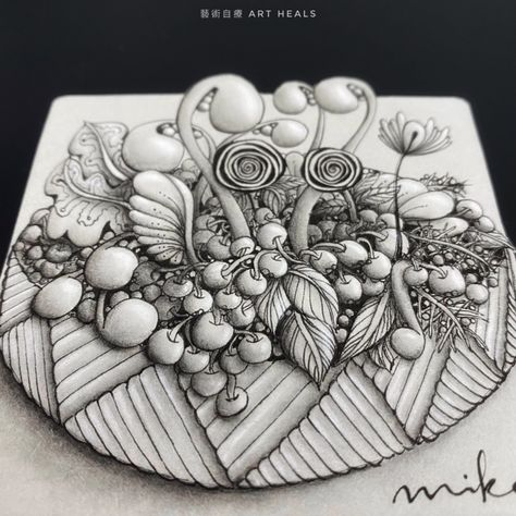 3D Zentangle Drawings (a set of six pieces) - Mike Ng - Medium 3d Zentangle Patterns, Unique Zentangle Drawings, 3d Zentangle, Zentangle Tiles, 3d Presentation, Optical Illusion Drawing, Zentangle Ideas, Illusion Drawings, Zentangle Tutorial