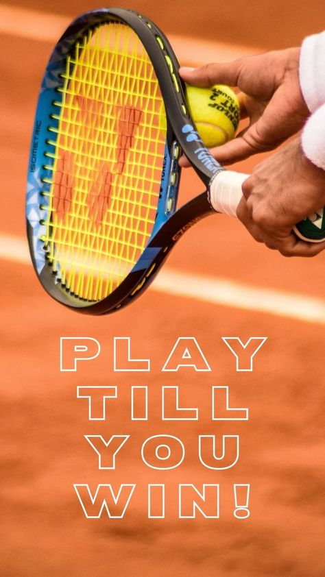 Play Tennis Sport Instagram Story Canva Template Winning Motivation, Tennis Wallpaper, Strength Conditioning By Body Part, Dynamic Warm Up, Strength And Conditioning Coach, Tennis Party, Tennis Quotes, Tennis Trainer, Tennis Life