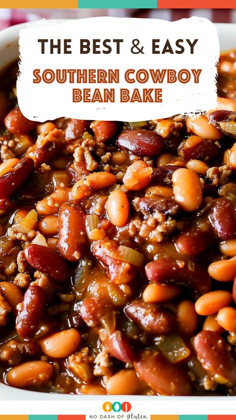 Southern Cowboy Bean Bake Hobo Baked Beans Recipe, Jalapeño Baked Beans, Cowboys Beans Recipe, Western Baked Beans, Country Style Baked Beans, Cowboy Beans Recipe Crockpot, Cowboy Beans With Brisket, Hillbilly Baked Beans, Ultimate Baked Beans