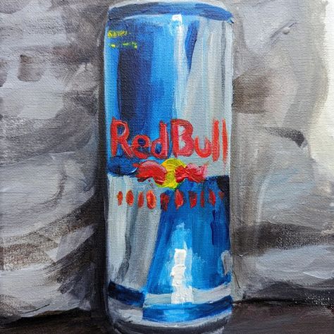 Another still life study! Sticking to cans for my paints because I loveeee how reflective they are when the light shines on them. I've got this one and some prints available on my Etsy Store https://artsyprintsbygriffin.etsy.com/listing/1715964348 #acrylicpainting #oilpainting #artistsoninstagram #redbull #realism #painting #artist #artistoninstagram #artoftheday #artgallery Redbull Can Diy, Rum Inspiration, Still Life Study, Abstract Realism, Life Study, Realism Painting, Abstract Art Painting Diy, Painting Artist, Still Life Painting