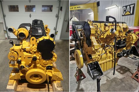 Cat C18 engine full overhaul done by garageasp.com. New bearings, seals, pistons, gaskets and dyno tested Ge9x Engine, Turboshaft Engine, Sr20det Engine, 4g63t Engine, Cat Engines, Caterpillar Engines, Motor Vehicle Engine Parts, Excavator Parts, Engine Rebuild