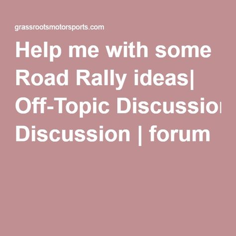 Help me with some Road Rally ideas| Off-Topic Discussion | forum | Road Rally Ideas, Rally Ideas, Rally Games, Rally Idea, Road Rally, Church Group, Help Me, Road