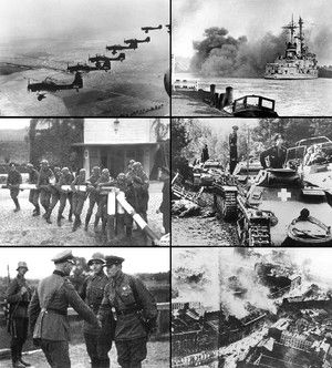 The German invasion of Poland. Sept 1, 1939. Also known as 'The September campaign' (Kampania Wrześniowa), it marked the beginning of WWII. At that stage of the conflict the Soviet Union was Germany's ally, and the Soviets jointly invaded Poland on Sept 17. The campaign lasted 1 month and 5 days ending on Oct 6. The Polish territory was divided between Germany and the Soviet Union - the free cities of Danzig and Kresy were annexed. Onam Images, Poland Ww2, Poland History, Battle Of Stalingrad, Invasion Of Poland, Happy Onam, August 28, Pearl Harbor, Historical Events