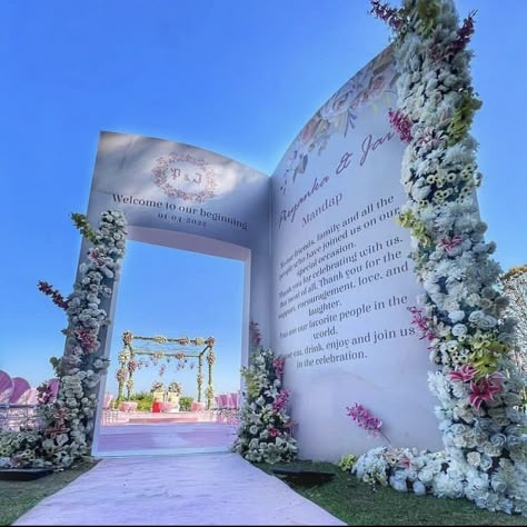 Dior Theme Wedding Decor, Quince Entrance Ideas, Wedding Reception Entrance Decorations, Reception Entrance Decor, Cinderella Wedding Theme, خواتم خطوبة, Dream Wedding Reception, Wedding Entrance Decor, Dream Wedding Decorations