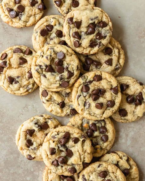 Cream cheese chocolate chip cookies are thick, chewy, tender and impossibly soft cookies made with cream cheese. These chocolate chip cream cheese cookies are easy to make and have a short chill time. Make these soft batch cream cheese cookies whenever you want a chocolate chip cookie that may be better than the classic. Soft Cream Cheese Chocolate Chip Cookies, Chocolate Chip Cream Cheese Cookies, Chocolate Chip Cookies Cream Cheese, Cookies Made With Cream Cheese, Chocolate Chip Cream Cheese, Soft Batch Cookies, Cream Cheese Chocolate Chip, Chocolate Chip Cookies Soft, Cream Cheese Chocolate Chip Cookies