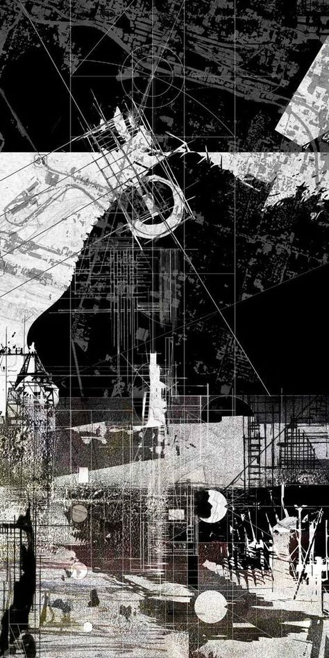 Architecture Mapping, Parametric Architecture, School Of Architecture, Architecture Collage, Architecture Graphics, Architectural Drawing, Model Drawing, Diagram Architecture, Architecture Illustration