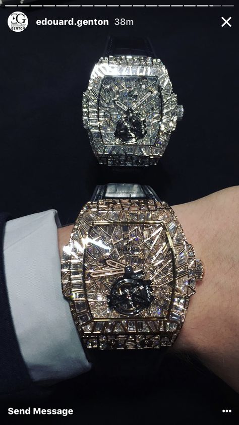 Luxury Men's Diamond Watch For Formal Occasions, Luxury Diamond Watch For Men As A Gift, Expensive Watches For Men Luxury, Luxury Men's Diamond Watch For Business, Luxury Men's Diamond Watch With Bling, Luxury Black Iced-out Watches, Mens Watches Expensive, Wooden Watches, Diamond Watches For Men