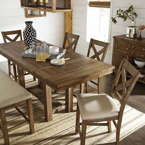 Counter Height Dining Room Tables, Loft Style Living, Dining Room Server, Be Simple, Counter Height Dining Table, Extension Table, Counter Height Table, Ashley Furniture Homestore, Counter Height Dining Sets