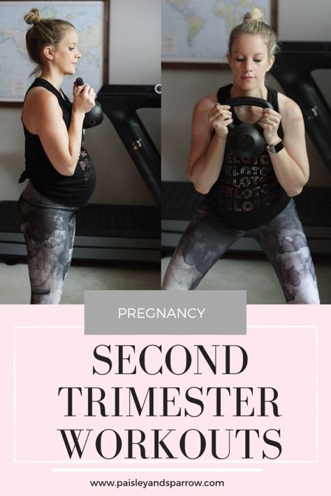 What are some great second trimester workouts to keep you active during pregnancy? There are a variety of workouts to do! Second Trimester Workouts, First Trimester Workout, Pregnancy Workout Plan, Lifting Workouts, Happy Pregnancy, Second Trimester, Prenatal Workout, Pregnancy Yoga, Second Pregnancy