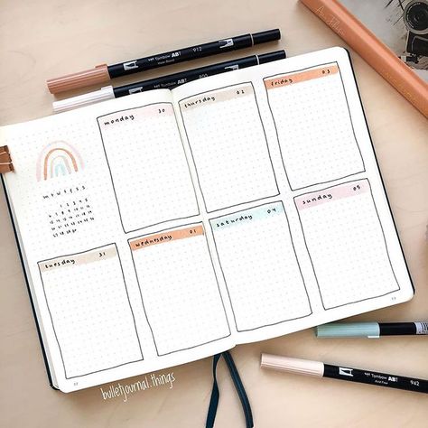 Creating a bullet journal weekly planner is a great way to organize your life. I'm sharing 21 weekly planner ideas for your journal. Planner Ideas, Weekly Planner, Office Supplies, Bullet Journal, I Hope