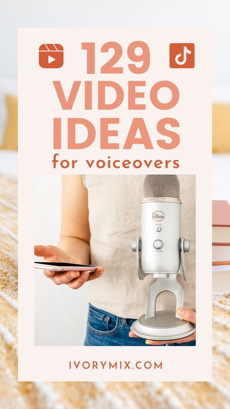 video ideas for introverts. need help making content? Use this list of video ideas for voice overs and never be on camera again. Insta Video Ideas, Insta Video, Instagram Tools, Marketing Planner, Instagram Grid, Instagram Marketing Tips, Video Ideas, Life Video, Social Media Tool