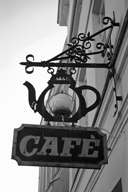 Teapot Cafe | 04-13-2009 - Guestrow small town with a beauti… | Flickr Vintage Interior Cafe, Cafe Signage, Coffee Shop Signs, Cafe Counter, Quotes Coffee, James D'arcy, Cafe Sign, Plans Architecture, Interior Signs