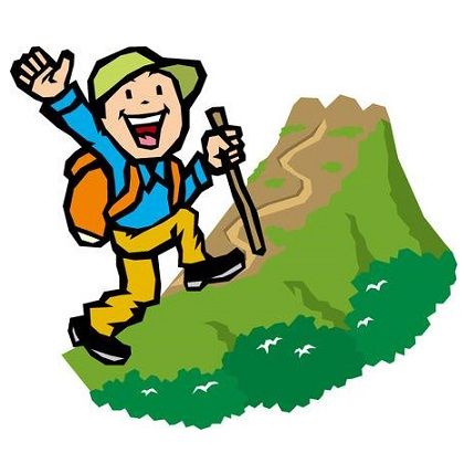 Hike (Caminhar) Hiking Clipart, Hiking Images, Rock Climbing Aesthetic, Mountain Clipart, Regular Verbs, Clipart Free, Mountain Climbers, 2019 Calendar, Hiking Trail