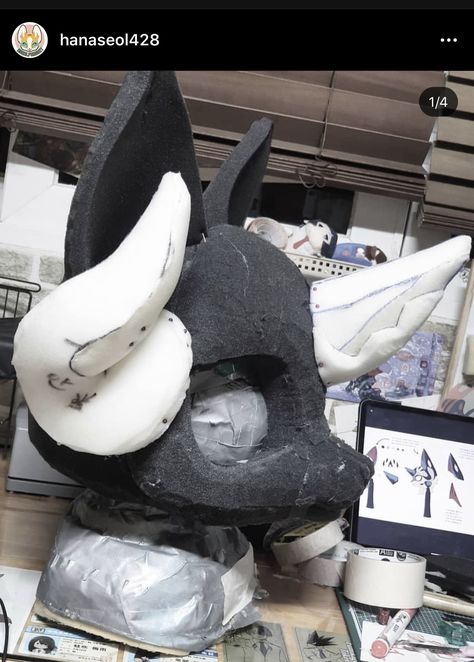 Kemono Fursuit Head Base, Fursuits For Sale, Fursuit Base, Fursuit Head Base, Fursuit Making, Fursona Ideas, Fursuit Tutorial, Kemono Fursuit, Head Base