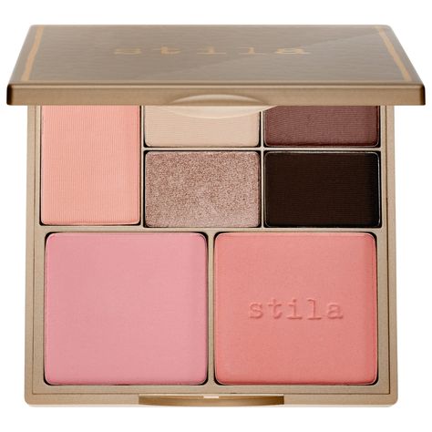 These Makeup Palettes Are So Versatile, You Can Stop Overpacking For Good Stila Cosmetics, Gorgeous Eyes, Stila Makeup, Cheek Stain, Cheek Palette, Face Palette, Celebrity Makeup Artist, Soft Rose, Luxury Makeup