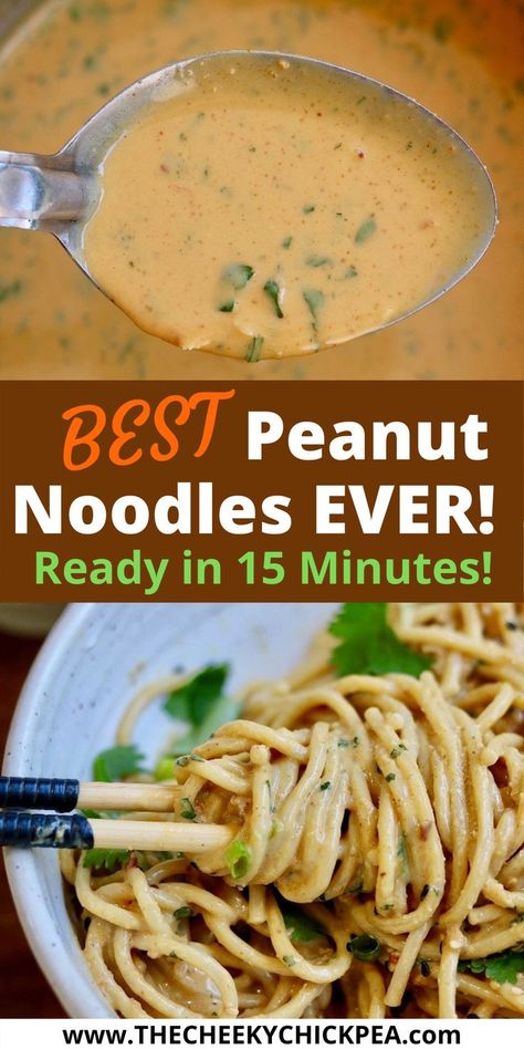 Peanut Sauce Pasta Salad, Easy Healthy Noodle Recipes, Peanut Pasta Recipes, Peanut Noodle Pasta Salad, Peanut Noodles Easy, Thai Peanut Noodle Soup, Easy Cold Noodle Recipes, Peanut Pasta, Noodles Dishes