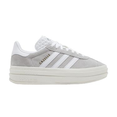 Wmns Gazelle Bold 'Grey White' - HQ6893 Adidas Gazelle Grey, Grey Yeezy, Mid Jordan 1, Adidas Gazelle Bold, Grey Plates, Samba Shoes, Gazelle Bold, Bold Shoes, Adidas Design