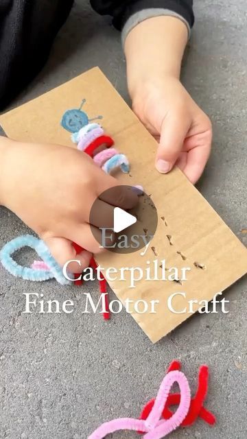 Caterpillar Fine Motor Activities, Caterpillar Activities For Toddlers, Insect Fine Motor Activities Preschool, Caterpillar Activities For Preschool, Bugs Preschool Activities, Bugs Activities For Preschool, Preschool Insects Crafts, Bug Activities Preschool, Bug Activities For Toddlers