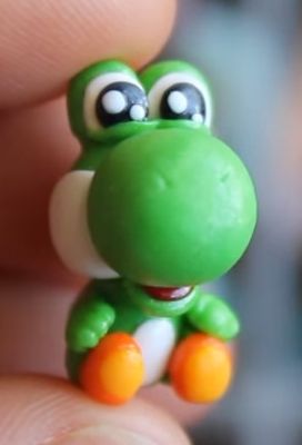 Plastelin Ideas, Clay Videos, Polymer Clay Kawaii, Polymer Inspiration, Air Dry Clay Projects, Kawaii Doll, Super Mario Brothers, Clay Animals, Cute Clay