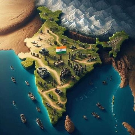 India | AI Art's 🎨 #india #VisualStorytelling #amzingview #viral #indiamap #tranding Future Of India, India Poster, India Map, India Flag, Photo Logo Design, Life Quotes Pictures, Quotes Pictures, Future Tech, Photo Logo