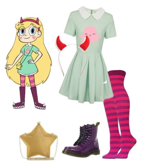 Star Butterfly Inspired Outfit, Star And Marco Halloween Costume, Star Outfit Ideas, Star Butterfly Costume, Star Butterfly Cosplay, Star Butterfly Outfits, Butterfly Outfit, Cute Disney Outfits, Cosplay Cute