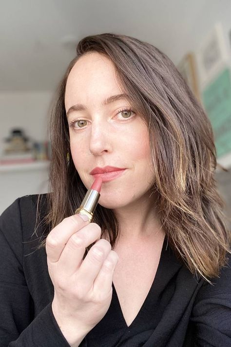 L’Oréal Paris Les Nus by Colour Riche Intense Nude Lipstick Review | Makeup.com Affordable Lipstick, Perfect Nude Lipstick, Loreal Lipstick, Neutral Lipstick, Nude Lipstick Shades, Nude Pink Lipstick, Drugstore Lips, Drugstore Lipstick, Fair Complexion