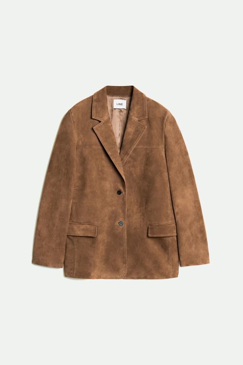 Suede Blazer, Weekend Max Mara, Single Breasted Jacket, Oversized Jacket, Alexa Chung, Suede Material, Fall Jackets, Shearling Jacket, Suede Jacket