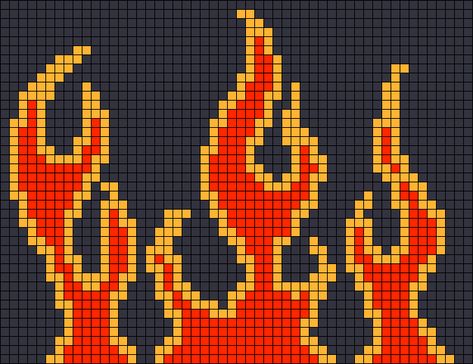 Fire Crochet Sweater, Flames Pixel Art, Flame Alpha Pattern, Fire Alpha Pattern, Crochet Fire Pattern, Flame Crochet Pattern, Crochet Flames Pattern, Graph Art Pattern, Fire Crochet Pattern