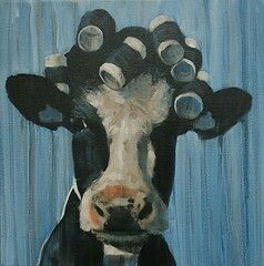 Kunst Collages, Regnul Animal, Arte Peculiar, 강아지 그림, Cow Painting, Cow Art, Arte Inspo, A Cow, Wow Art