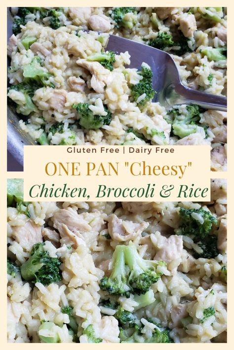 Cheesy Chicken Broccoli Rice, Broccoli And Rice, Chicken Broccoli Rice Casserole, Chicken Broccoli Rice, Easy Chicken And Rice, Quick Healthy Lunch, Chicken Rice Casserole, Cheesy Chicken Broccoli, Dairy Free Dinner