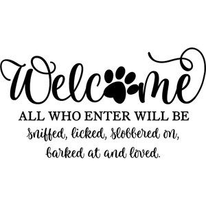 Silhouette Design Store - D-337392 Pet Sayings, Dog Sayings, Wreath Svg, Vinyl Quotes, Dog Svg, Pet Signs, Cricut Craft Room, Diy Cricut, Welcome Wreath