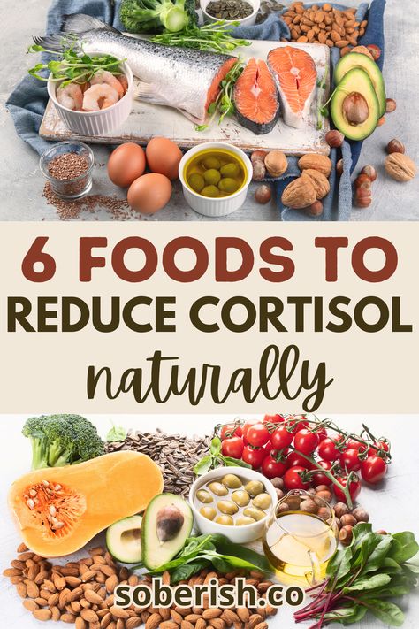 Learn about 6 cortisol reducing foods that promote healthy hormones and a happy gut. This simple cortisol diet focuses on healing food and hormone nutrition to boost your health and wellbeing. Perfect for feminine health and holistic wellness. Cortisol Reduction Diet Food, Hormone Healing Foods, Cortisol Reducing Breakfast, Best Food For Menopausal Women, Low Cortisol Meals, Hormonal Diet Plan For Women, Cortisol Reduction Diet Grocery Lists, High Cortisol Diet Plan, High Cortisol Hormone Diet