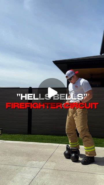 Mitch Gourley on Instagram: "Devilishly Good👹  ‘Hells Bells’ Firefighter Circuit  Rounds: 6  Reps: 6 of each exercise  This ‘Hells Bells’ firefighter circuit is your go-to for a quick and effective full-body workout, whether it’s on or off shift. With 6 rounds of 6 reps each, it’s the perfect way to maximize your time and get the best bang for your buck.  Clean  Squat  Push Press  Deadlift  Row   #Firefighter #FirefighterLife #FirefighterTraining #FirefighterFitness #FirefighterWorkout #FirstResponderFitness #Workout #KettleBell #KettleBellWorkout" Fire Fighter Workout, Workout Kettlebell, Firefighter Workout, Firefighter Training, Calisthenics Workout, On Or Off, Jar Diy, Kettlebell Workout, Fire Station