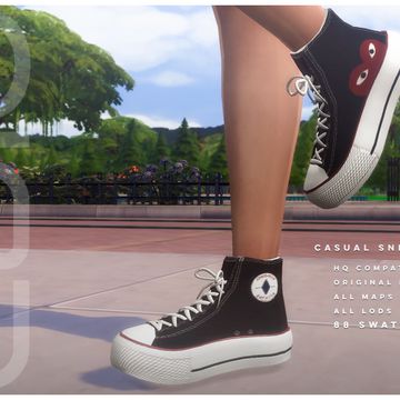 Casual Sneakers | Patreon Sims4 Cc Sneakers Female, Sims 4 Platform Converse, Sims 4 Sneakers Cc Maxis Match, Sims 4 Maxis Match Cc Clothes Female Shoes, Sims Cc Shoes Sneakers, Cute Sims 4 Cc Shoes, Ts4 Sneakers Cc, Cc Sneakers Sims 4, Sims 44 Cc Shoes