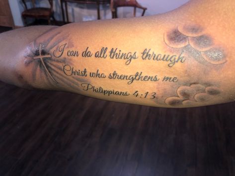 Phillipians 4 13 Tattoo Ideas Forearm, Philippians 4 13 Tattoo Forearm, Phillipians 4 13 Tattoo, Phillipians 4 13 Tattoo Ideas, Bible Verse Tattoos, Father Tattoos, Verse Tattoos, 13 Tattoos, Native American Tattoos