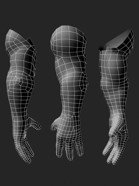 Arm Topology Elbow Topology, Arm Topology, Body Topology, 3d Wireframe, 3d Topology, Jump Animation, 3d Art Sculpture, 3d Sculpting, Anatomy Models