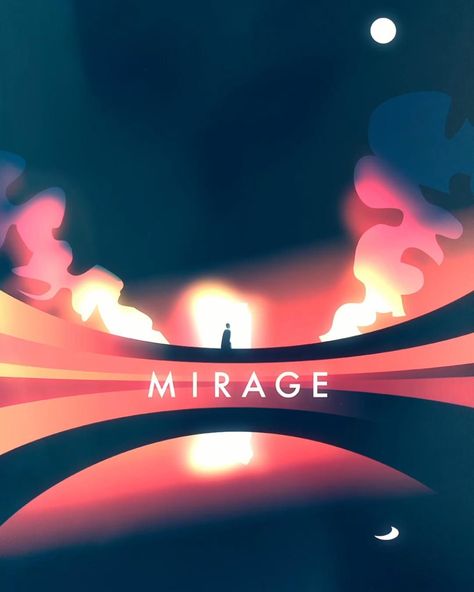 BEHANCE for FULL PROJECT: https://www.behance.net/gallery/95613491/MIRAGE-Portal-Motion-Design  Mirage Portal is a personal project, focused on learning new animation techniques and motion design skills.  Everything started with a vector atwork, but it escalated quickly into a loop animation.  In this project you can see how I created the frame by frame animation. This include the workflow, print applications and hidden symbology behind the storytelling. Grainy Illustration, Animation Techniques, Frame Animation, Travel Website Design, Loop Animation, Motion Logo, Escalated Quickly, Frame By Frame, Motion Graphics Gif