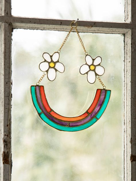 Discover the cutest, bohemian Room Décor from Natural Life! Shop our collection of bedroom décor, boho wall décor, home accents, and more! Find cute bud vases, boho curtains, and stained glass window hangings that will brighten up your home! They make such sweet, unique gifts too! Rainbow Smiley Face, Rainbow Daisy, Stained Glass Hanging, Cute Bath Mats, Hair Towel Wrap, Boho Shower Curtain, Flower Window, Stained Glass Window Hanging, Stained Glass Flowers