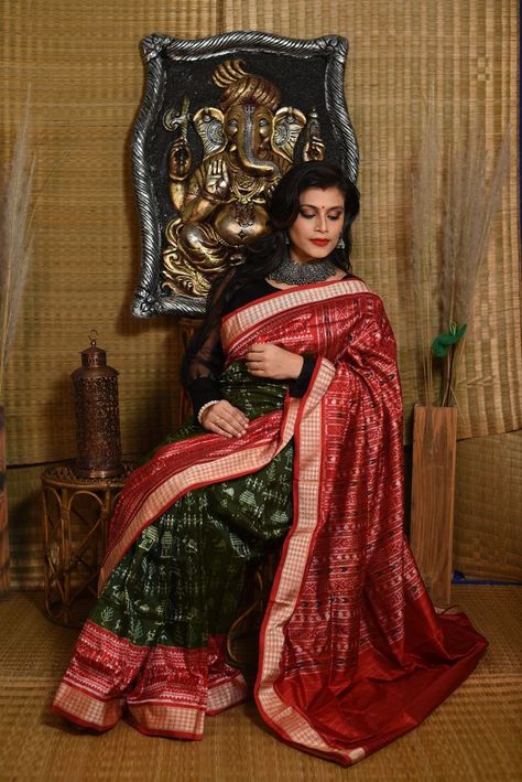 Buy Premium Sambalpuri Silk saree from BigRayn.com or whatsapp today@+916372255010. #odishahandloom #sambalpuri #silk #madeinIndia #vocalforlocal Sambalpuri Saree, Belt Blouse, Bridal Gold Jewellery, Bridal Looks, Silk Saree, Blouse Designs, Silk Sarees, Saree, Silk