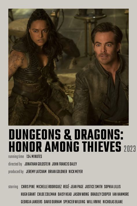 Dungeons & Dragons: Honor Among Thieves Movie Poster Dungeons And Dragons Movie Poster, D&d Movie, Dungeons And Dragons Honor Among Thieves, Cinema Scrapbook, Dnd Honor Among Thieves, Dungeons And Dragons Poster, Dnd Movie, Dungeons And Dragons Movie, 2023 Movies