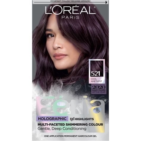 Loreal Paris Feria, Feria Hair Color, Blue Black Hair Color, Edgy Hair Color, Blue Black Hair, Weak Hair, Black Hair Color, Hair Color Purple, Edgy Hair