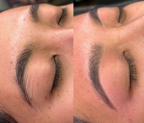 Before and after Brow Wax ✨ #beforeandafter #browshaping #browwax #bayarea #sanjosewax #waxmelyss Brow Waxing, Waxed Eyebrows, Brow Wax, Brow Shaping, Eyebrows, Lashes, Wax, Skin Care, Skin