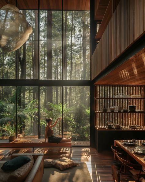 treehouse concept #midjourney #artificialintelligence #treehouse #design Treehouse Design, Luxury Tree Houses, Window Aesthetic, Jungle Room, Dream Apartment, Dream House Interior, August 12, Dream House Exterior, House Inspo