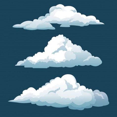 Night Clouds Drawing, Clouds Illustration, Cloud Illustration, Cartoon Clouds, Pixel Art Tutorial, Frame By Frame Animation, Pixel Art Templates, Cloud Vector, Drawing Examples