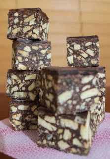 Hedgehog Slice (CWA Recipe)...the CWA recipes are always a winner...this is the recipe my gran and mum used. Hedgehog Snacks, Hedgehog Recipe, Biscuit Fudge, Hedgehog Slice, Slice Recipes, Marie Biscuit, Aussie Food, Chocolate Slice, Quails