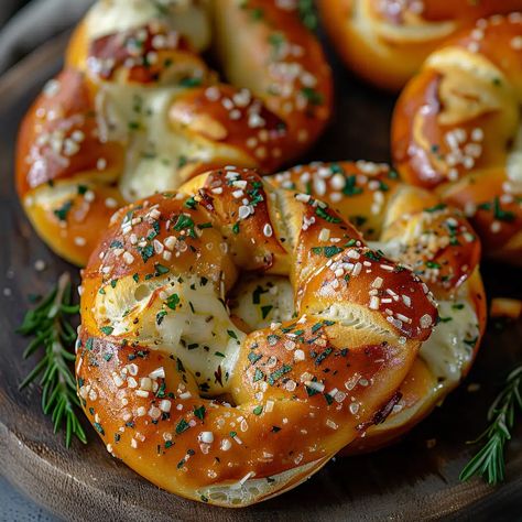 Cheese Stuffed Soft Pretzels, Christmas Soft Pretzels, Mozerella Recipes Dinners, Stuffed Soft Pretzels, Pretzel Twist, Soft Pretzels Recipe, Pretzel Recipes, German Pretzels, Pretzel Bread