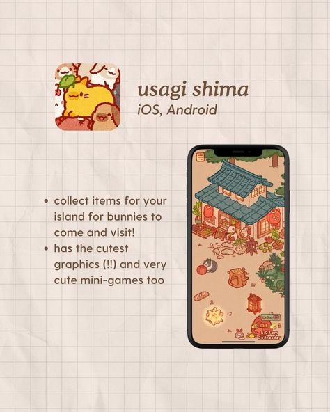 cozy game recs for both ios and android?? plus a game code?? never say i don’t take care of y’all 😤 Cute Games Android, Aesthetic Apps Games, Aesthetic Apps, Phone Planner, Aesthetic Game, App Store Games, Cozy Games, Relaxing Game, Ipad Essentials