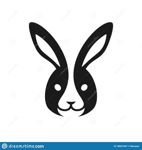 Symbol Logo Design, Rabbit Face, Hare Painting, Logo Design Illustration, Rabbit Vector, Coffee Brand, Don Juan, Coffee Branding, Symbol Logo